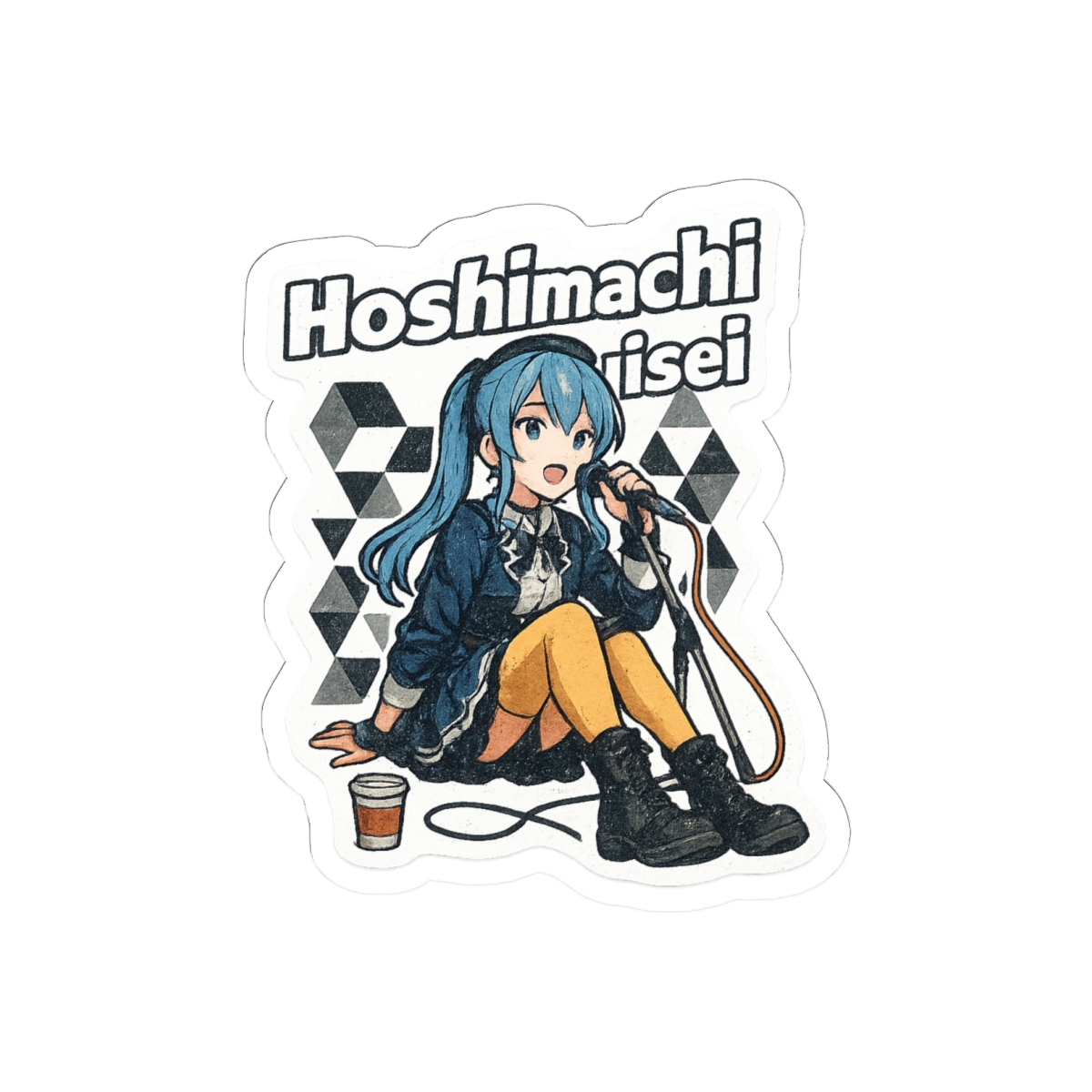 Hoshimachi Suisei Hololive Sticker | Cute Vinyl Decal