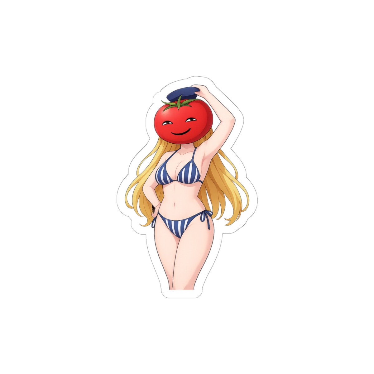 Dokibird Bikini Tomato Version Sticker | Cute Vinyl Decal