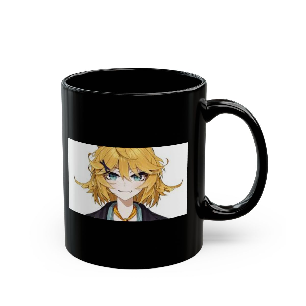 Dokibird Black Mug