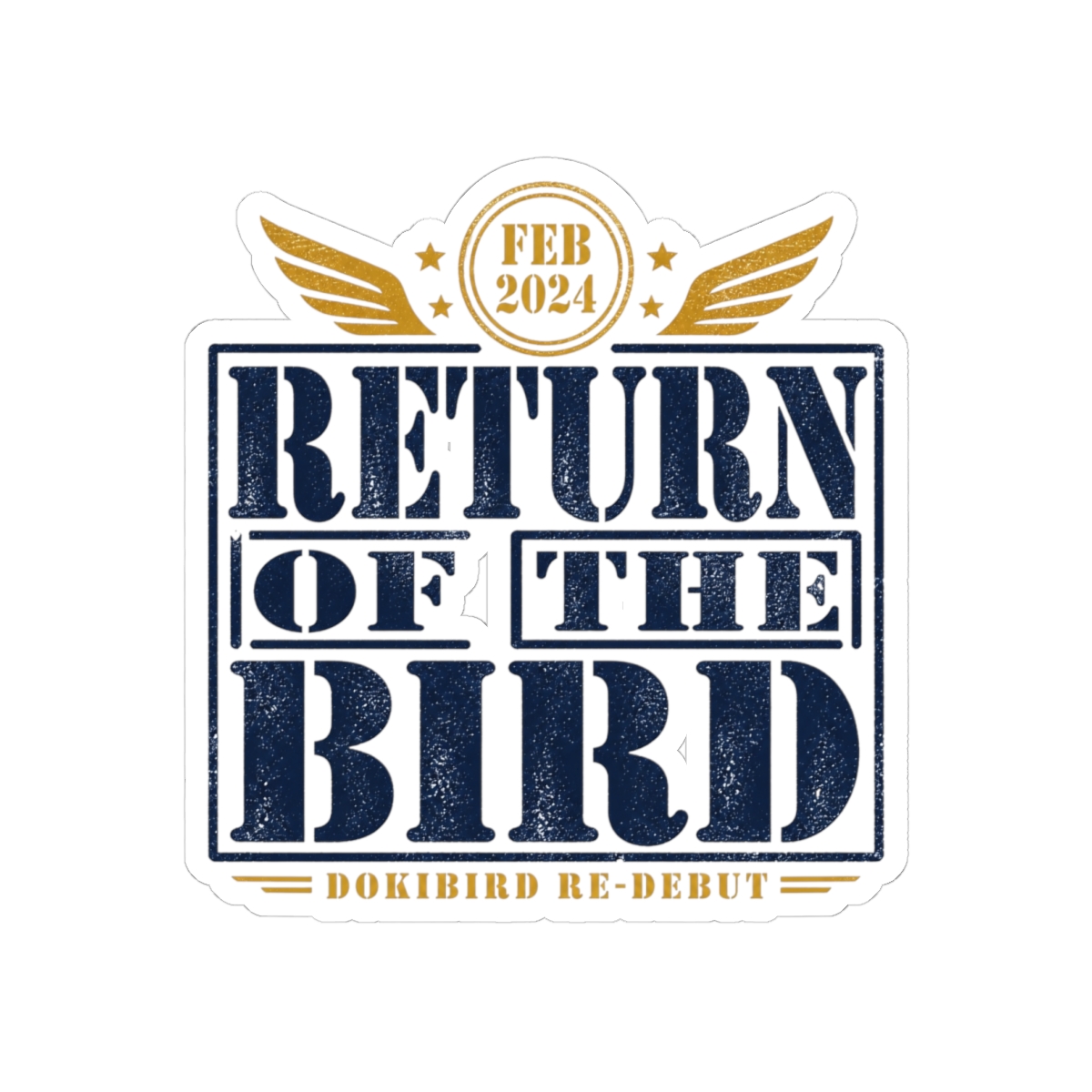 Dokibird "Return of The Bird" Sticker - Dokibird official Stickers merch