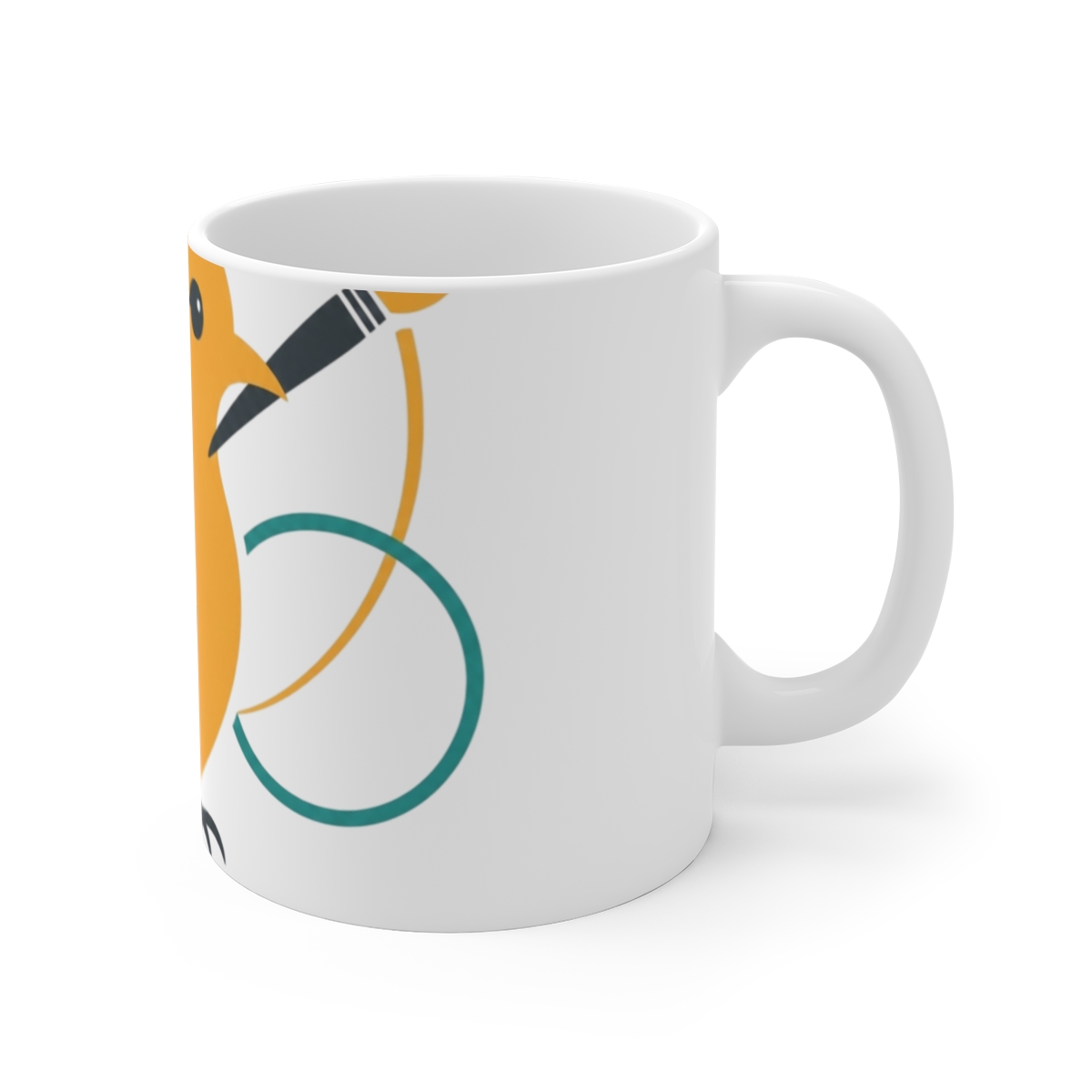 Dokibird "Independent Spirit" White Mug
