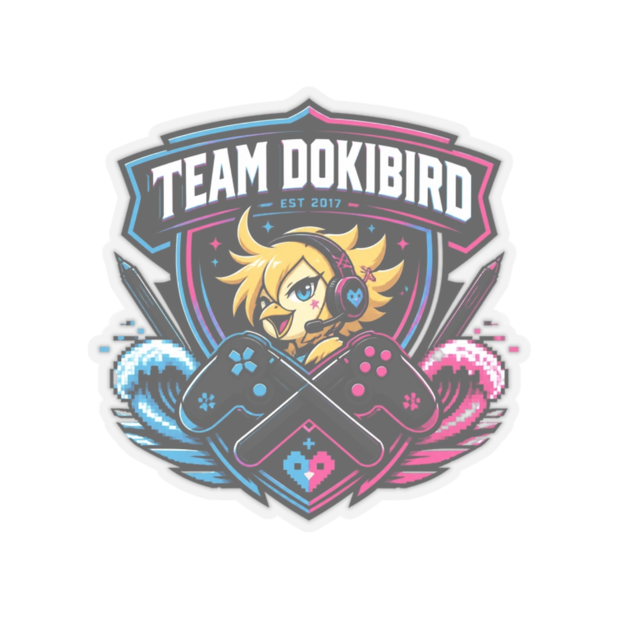 Dokibird "Team Dokibird - Est 2017" Sticker